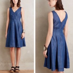 Anthropologie Holding Horses Denim Dress